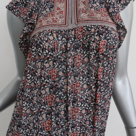 Ulla Johnson Dress Simone Floral Print Silk Size 0 - Picture 3 of 7